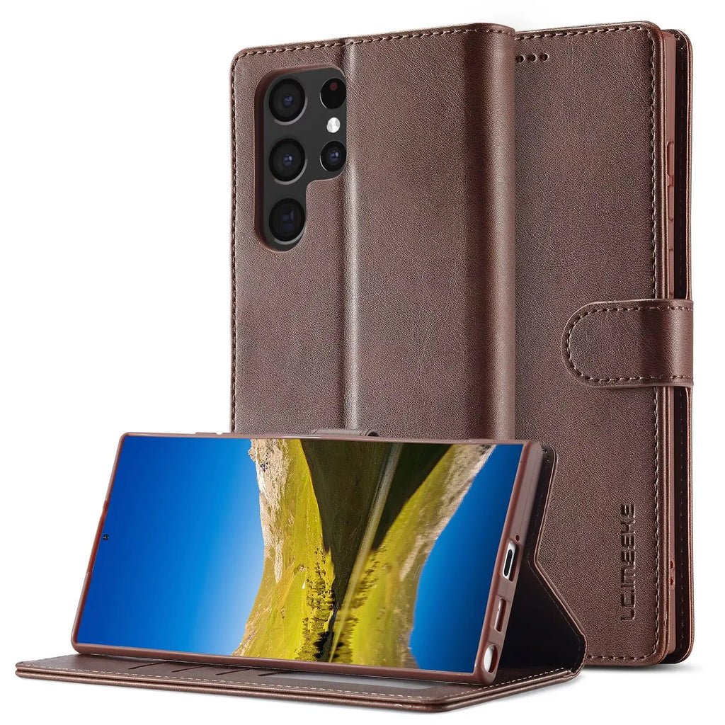 Samsung Galaxy S26 S24 FE A36 A16 Flip Wallet Case