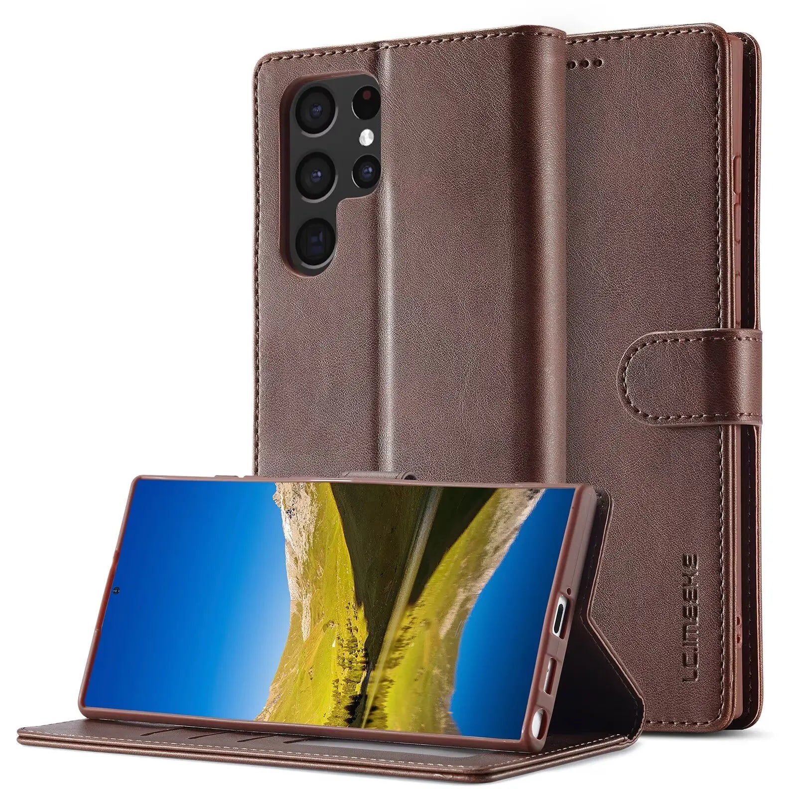 Samsung Galaxy S26 S24 FE A36 A16 Flip Wallet Case