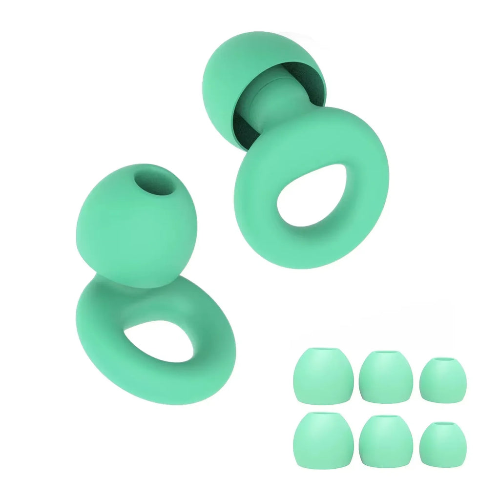Soft Silicone Ear Plugs – Sleep, Swim, Work | Reusable Noise Protection