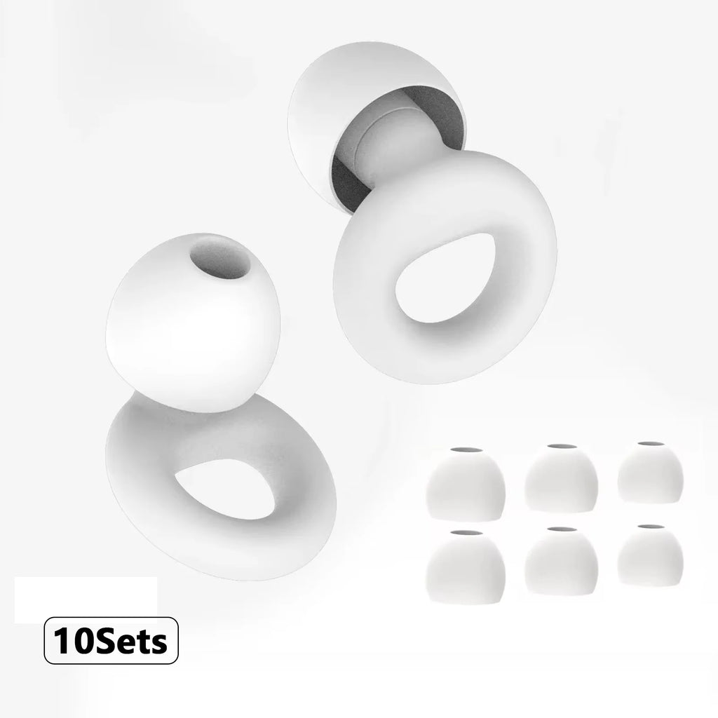 Soft Silicone Ear Plugs – Sleep, Swim, Work | Reusable Noise Protection