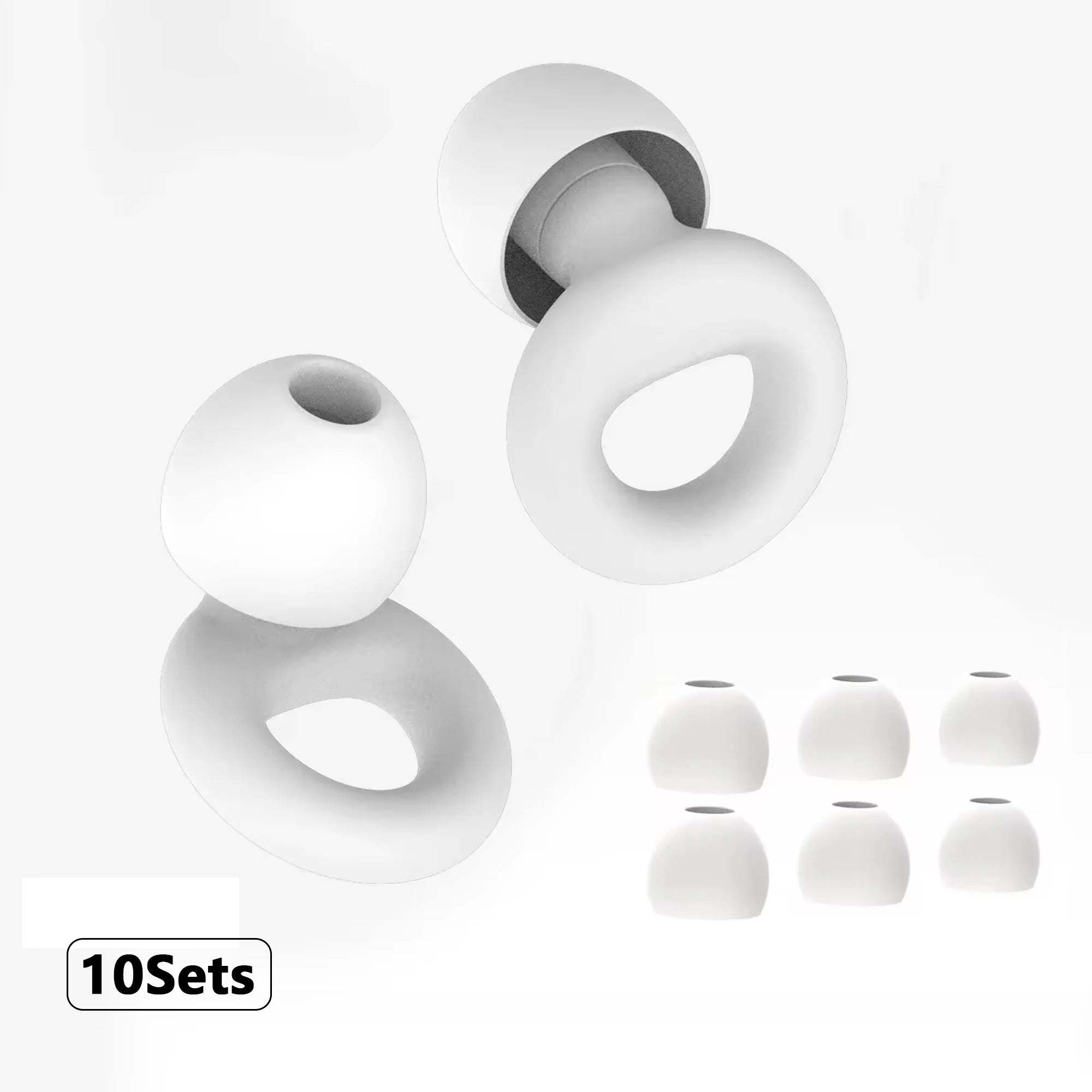Soft Silicone Ear Plugs – Sleep, Swim, Work | Reusable Noise Protection